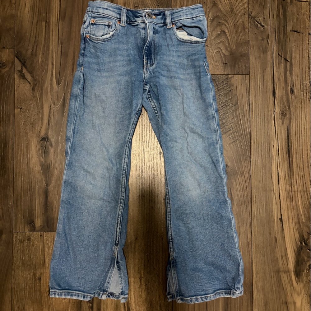 Zara Light Blue Distressed Denim